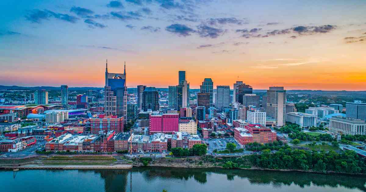 Skyline of Nashville Tennessee